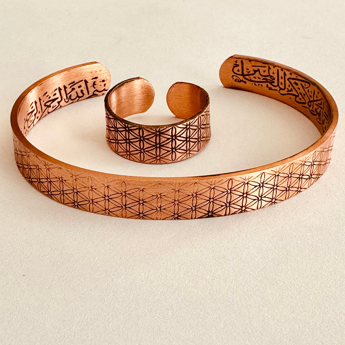 Bakırzade Geometrik Desenli Dualı Set