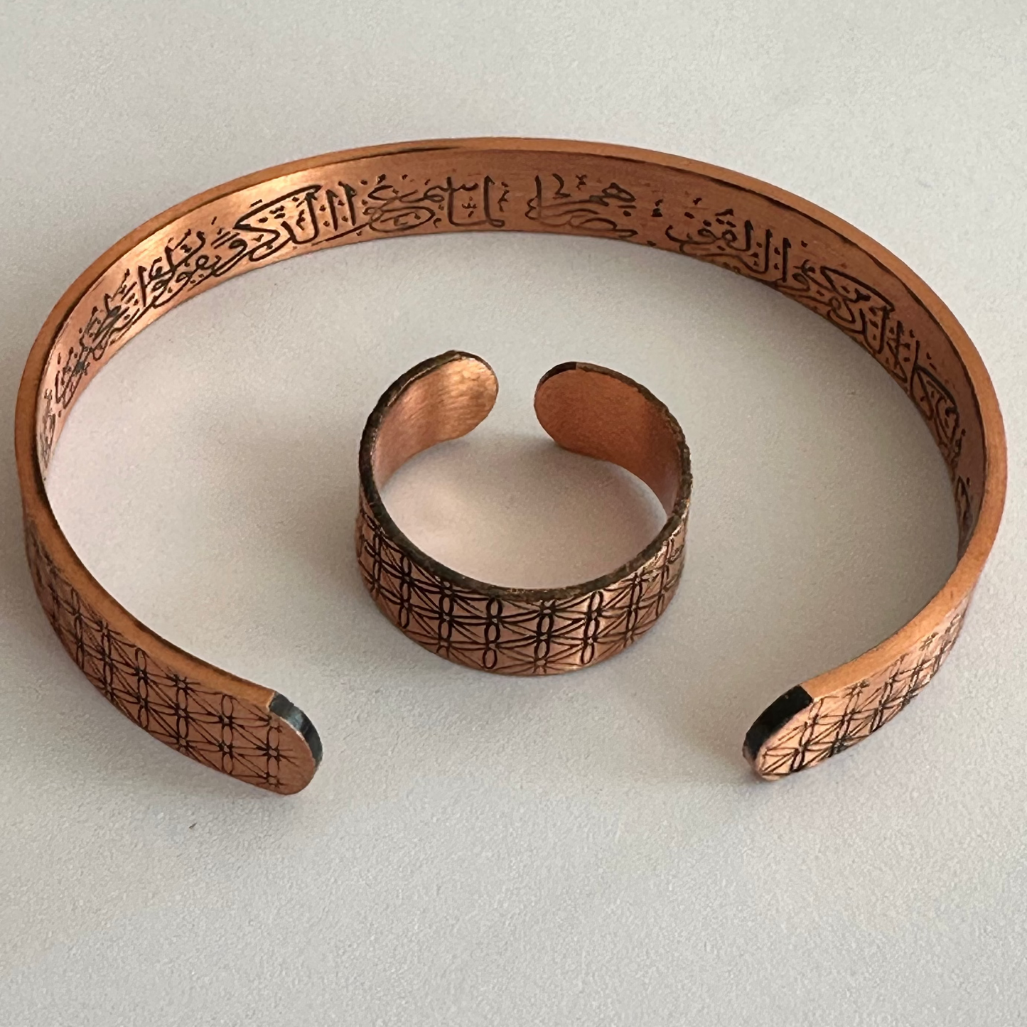 Bakırzade Geometrik Desenli Dualı Set